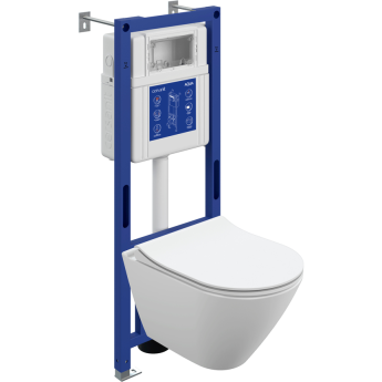Комплект CERSANIT CITY SMART DPL EO slim инсталляция AQUA 40 SMART M LP